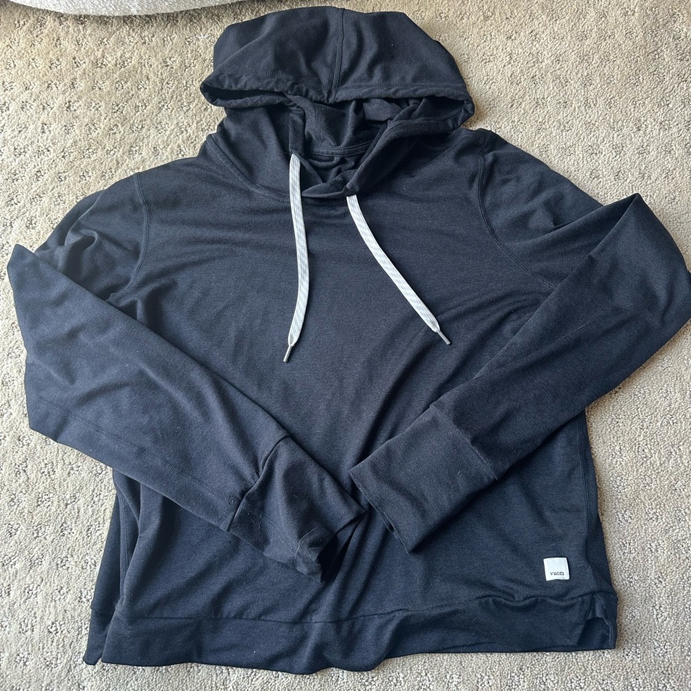 Vuori Halo Black Hoodie